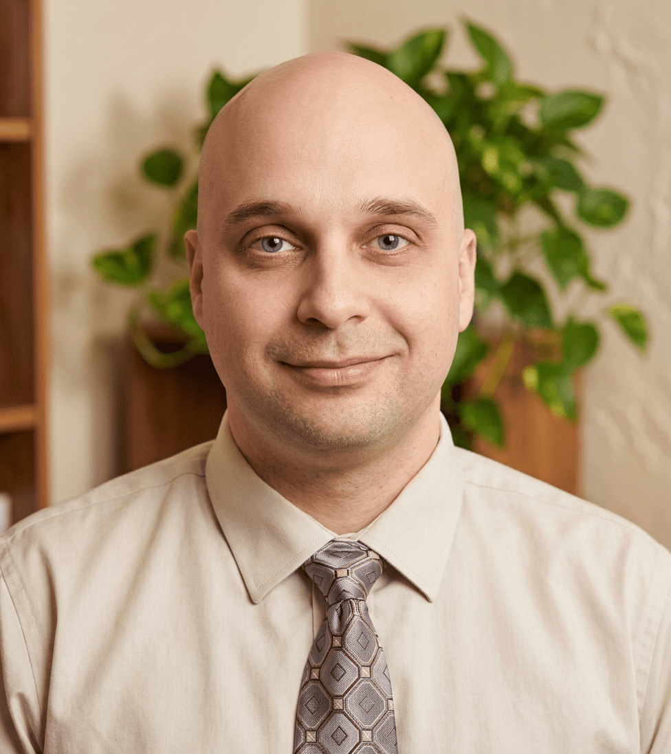 Dr. Samuel providing a professional and calming consultation session